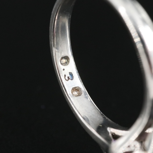 Platinum 1.11CT RUBY and Diamond Ring With GIA Report - Picture 8 of 9